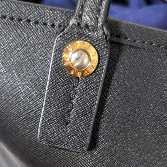 Henri Bendel Black Saffiano Leather Large Tote - Picture 8 of 14